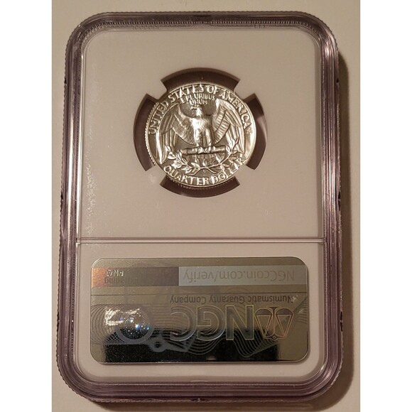 1957 Washington Quarter Proof PF68 NGC - Picture 2 of 2